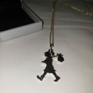 Karen Walker runaway girl 925 silver necklace